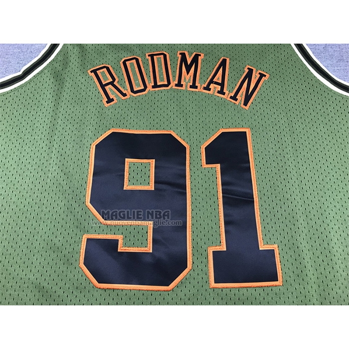 Maglia
 Dennis Rodman NO 91 Chicago Bulls Mitchell & Ness 1997-98 Verde
